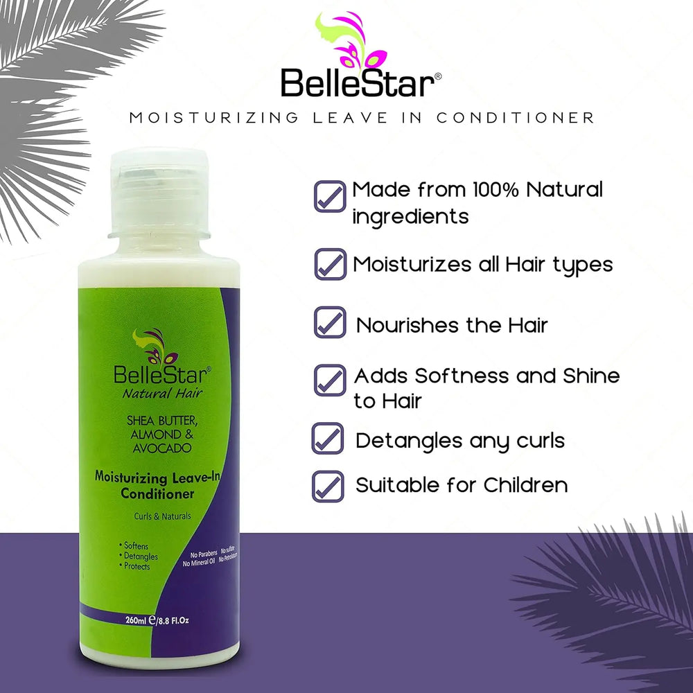 BelleStar Natural Hair Leave-In Conditioner