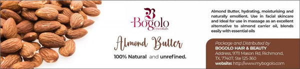 BOGOLO ESSENTIALS 100% NATURAL ALMOND BUTTER