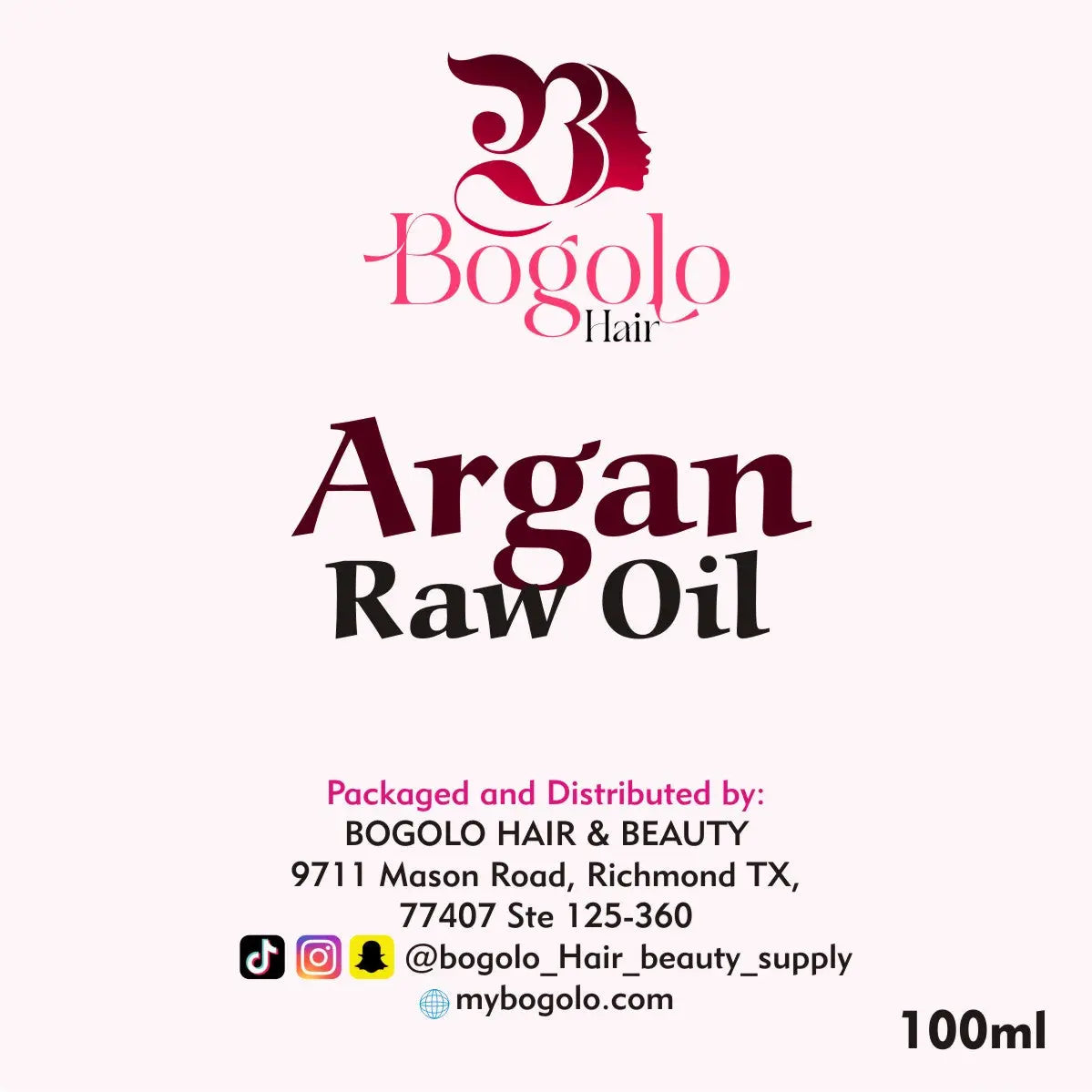Bogolo Essentials-Argan Raw Oil