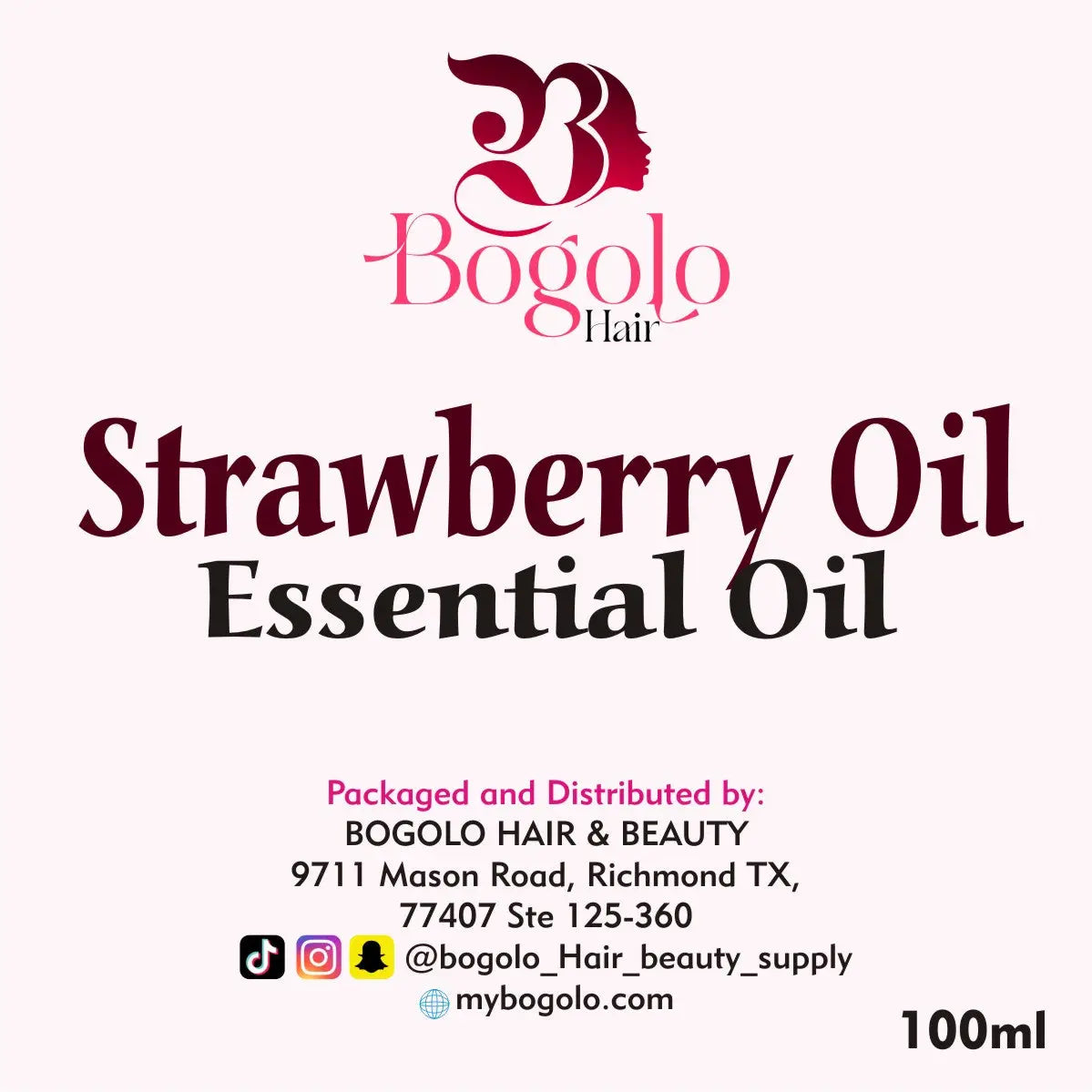 Bogolo Essentials - Strawberry Oil