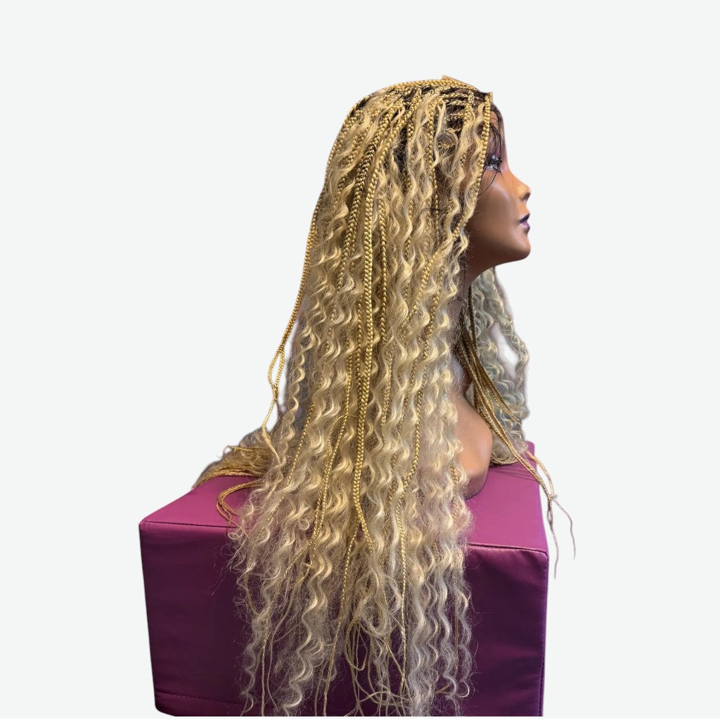 Bogolo's 16" Front Lace Wigs-Boho