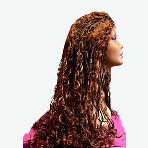 Bogolo's 16" Front Lace Wigs-Boho