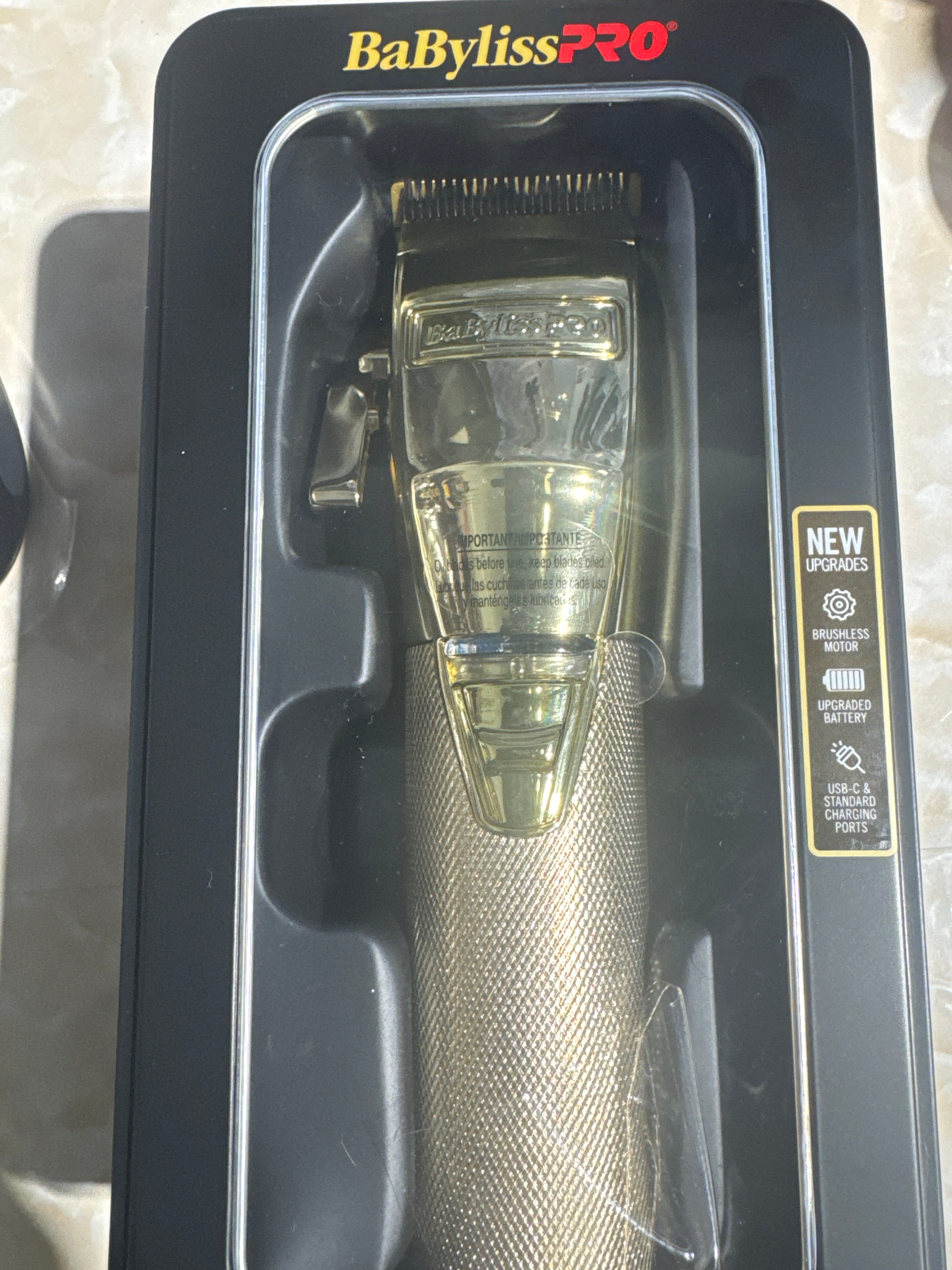 BABYLISS PRO GOLD FX+ CORDLESS CLIPPER