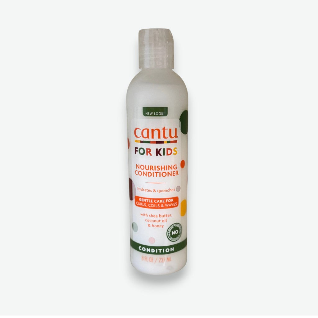 Cantu for Kids nourishing conditioner bottle on a white background