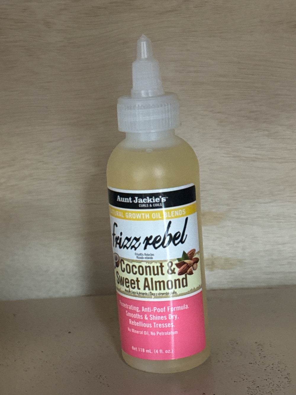 Aunt Jackie's Frizz Rebel Coconut & Sweet Almond Growth Oil