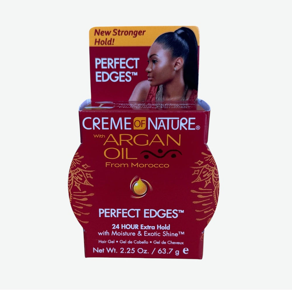 CREME OF NATURE  ARGAN PERFECT EDGES 24HR EXTRA HOLD