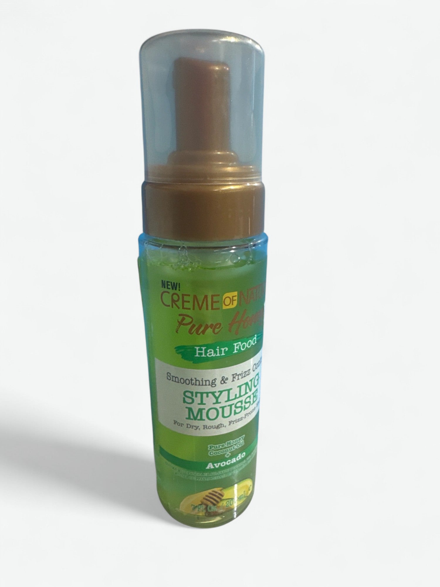 CREME OF NATURE PURE HONEY HAIR FOOD STYLING MOUSSE-AVOCADO
