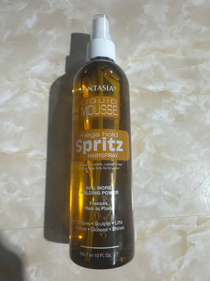 FANTASIA LIQUID MOUSSE MEGA HOLD SPRITZ HAIR SPRAY