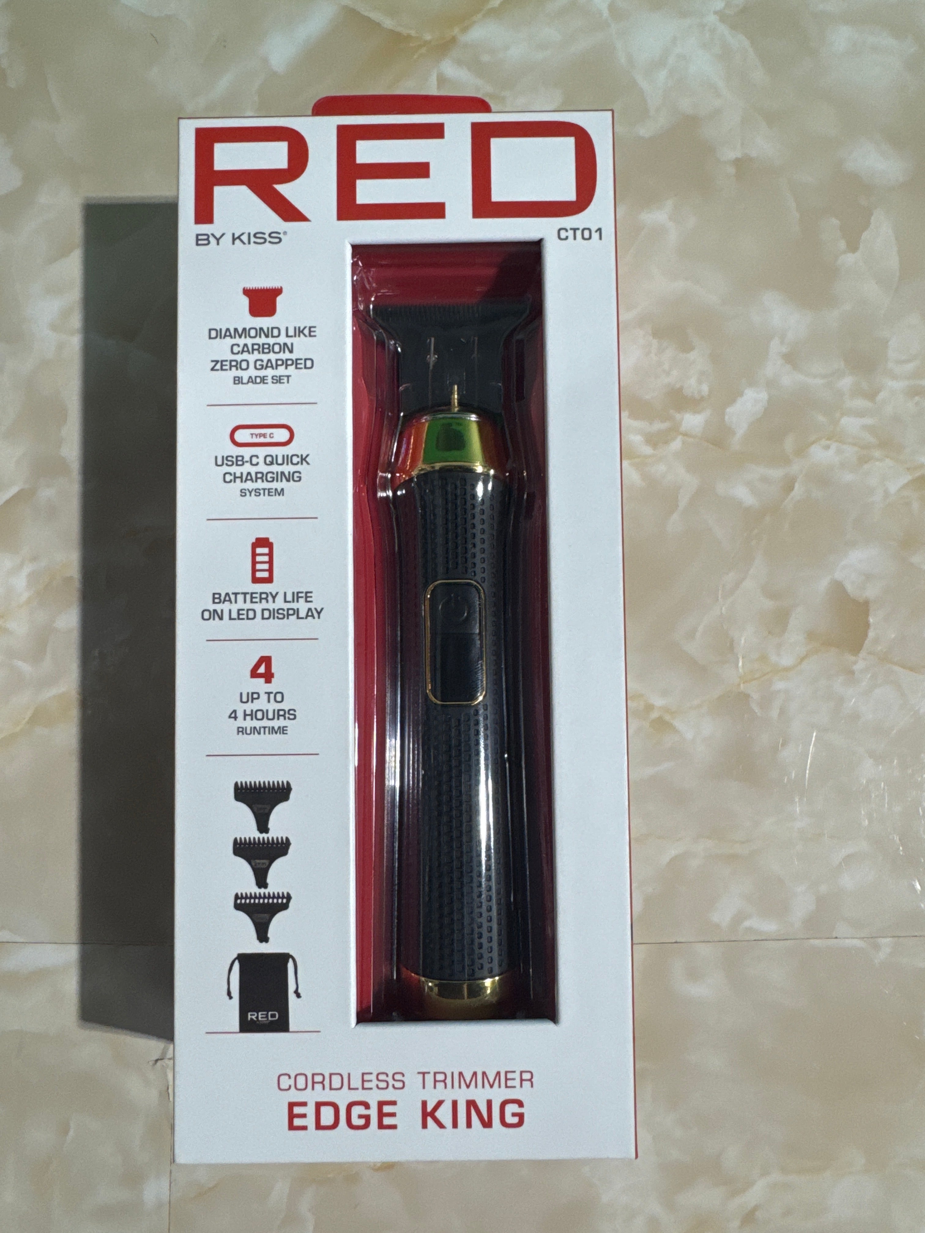 RED CORDLESS EDGE KING Bogolo hair & beauty Supply
