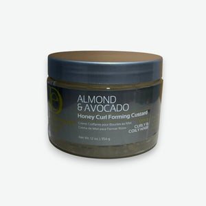 DESIGN ESSENTIAL ALMOND & AVOCADO HONEY CURLING FORMING CUSTARD