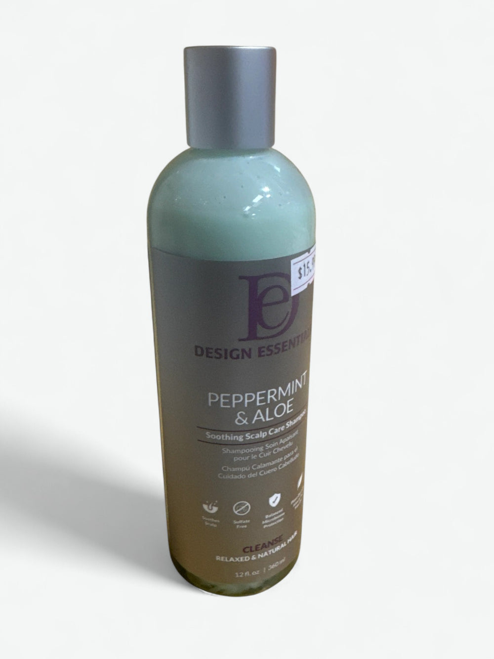 DESIGN ESSENTIAL PEPPERMINT & ALEO SCAP CARE SHAMPOO
