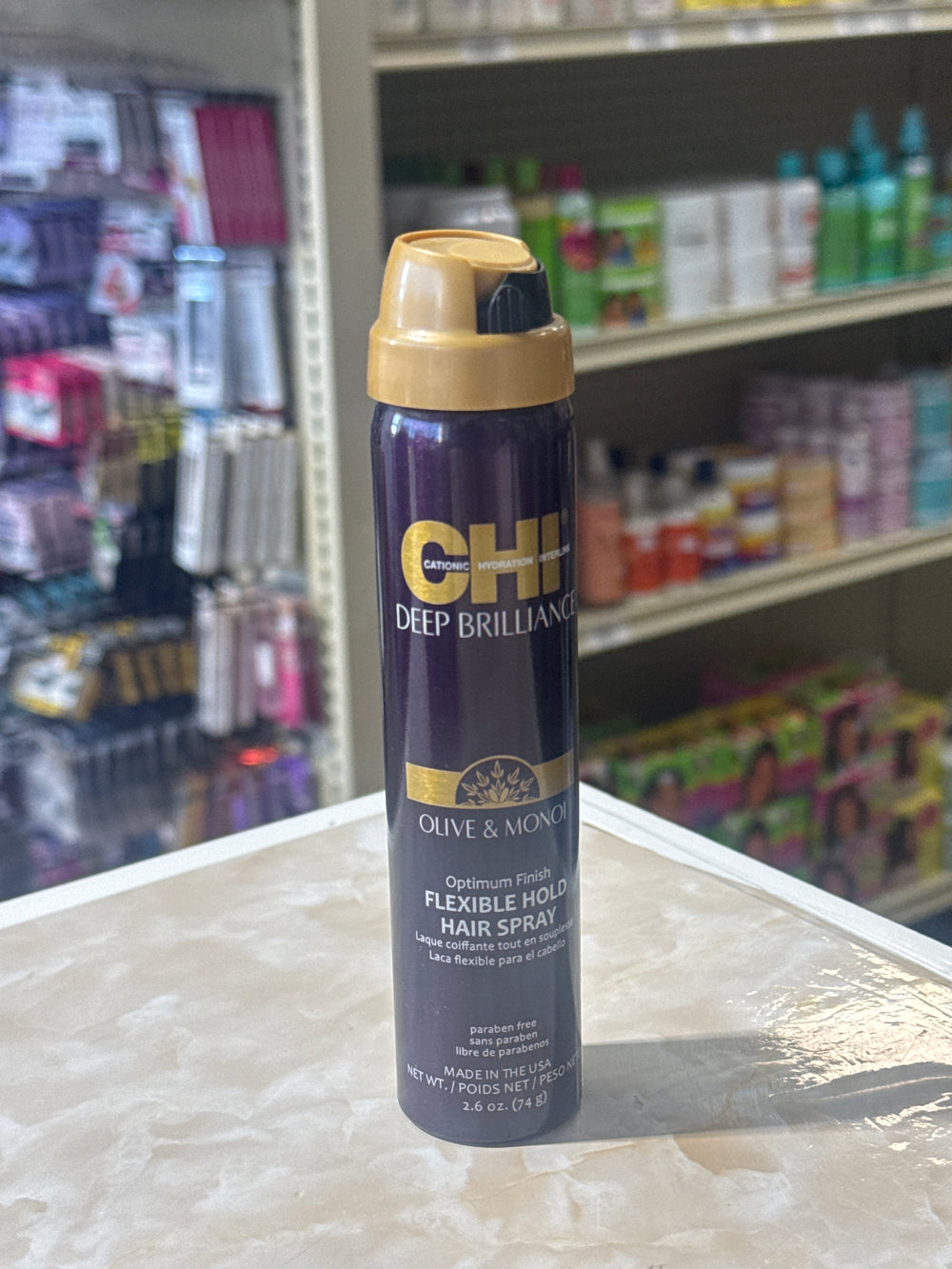 CHI Deep Brilliance Olive & Monoi Flexible Hold Hair Spray