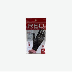 RED VINYL GLOVES ( SMARTPHONE TOUCHABLE )