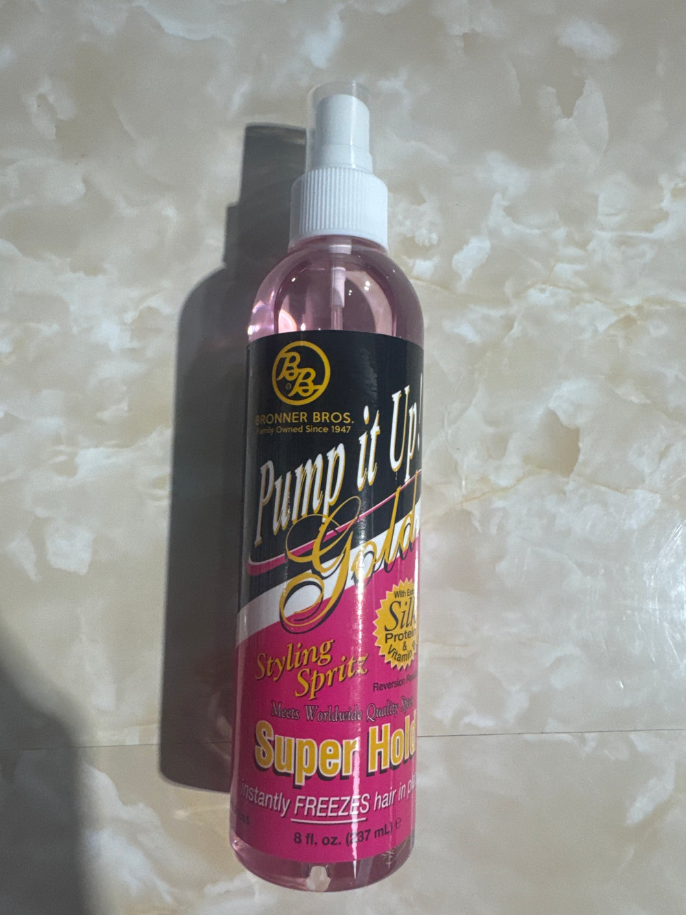 PUMP IT UP GOLD STYLING SPRITZ SUPER HOLD
