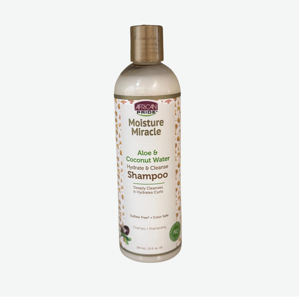 AFRICAN PRIDE MOISTURE MIRACLE ALOE & COCONUT WATER SHAMPOO