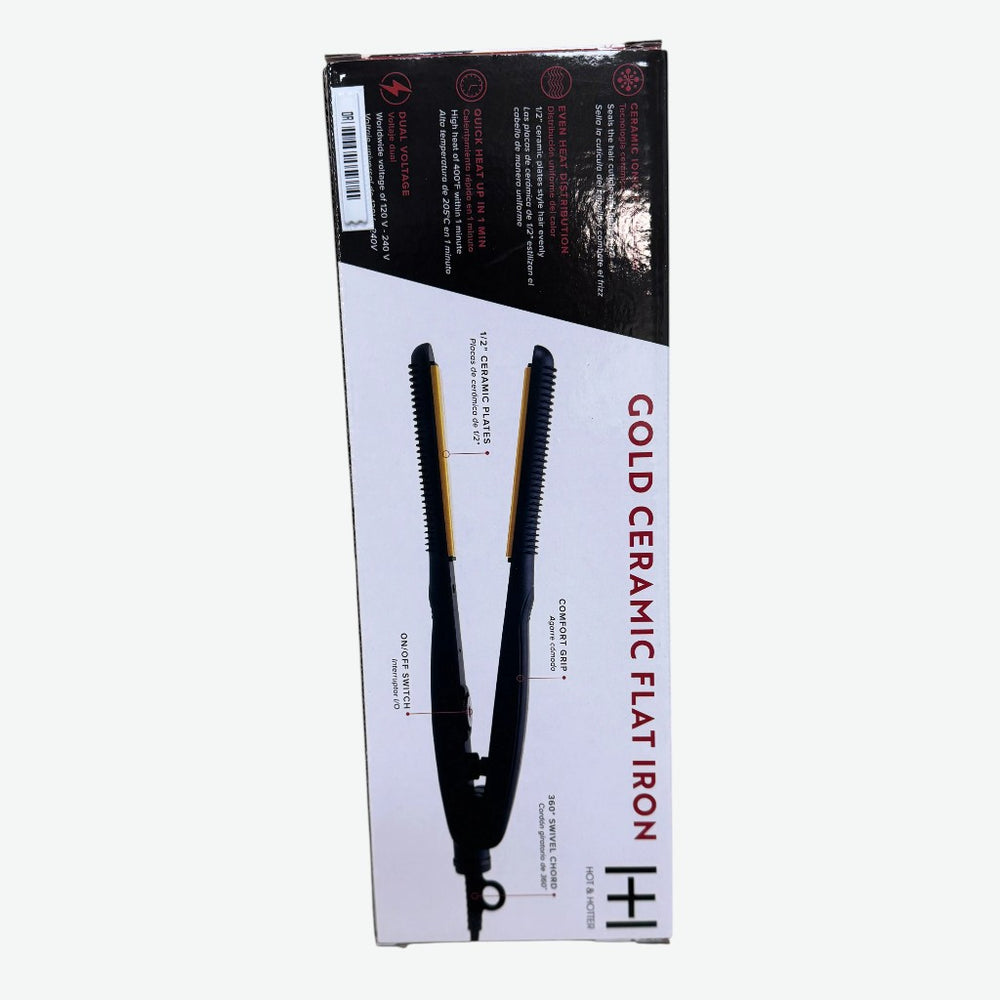 GOLD CERAMIC FLAT IRON