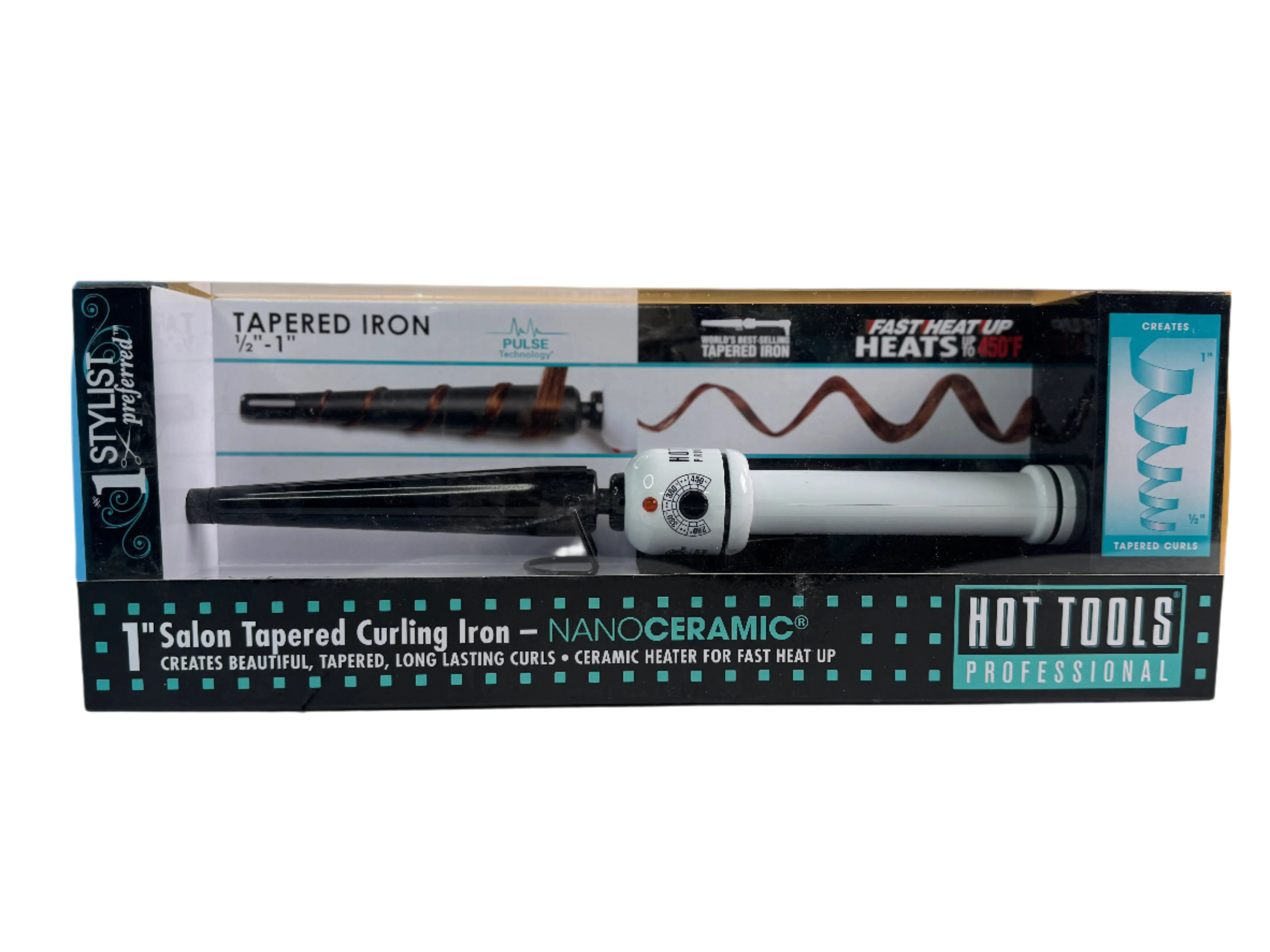 HOT TOOL C/IRON TAPERED B/W