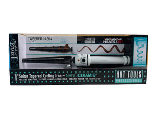 HOT TOOL C/IRON TAPERED B/W