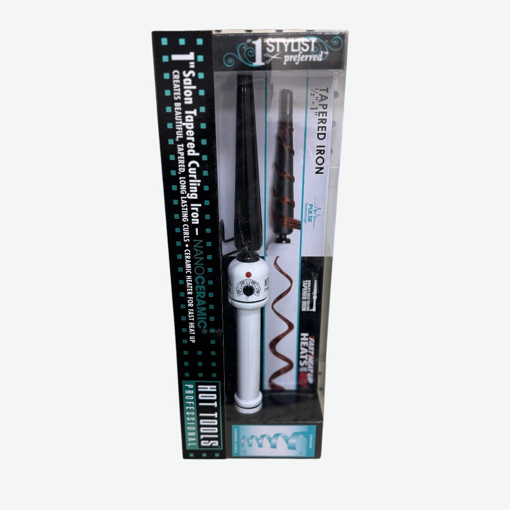 HOT TOOLS TAPERED CURLING IRON -1"