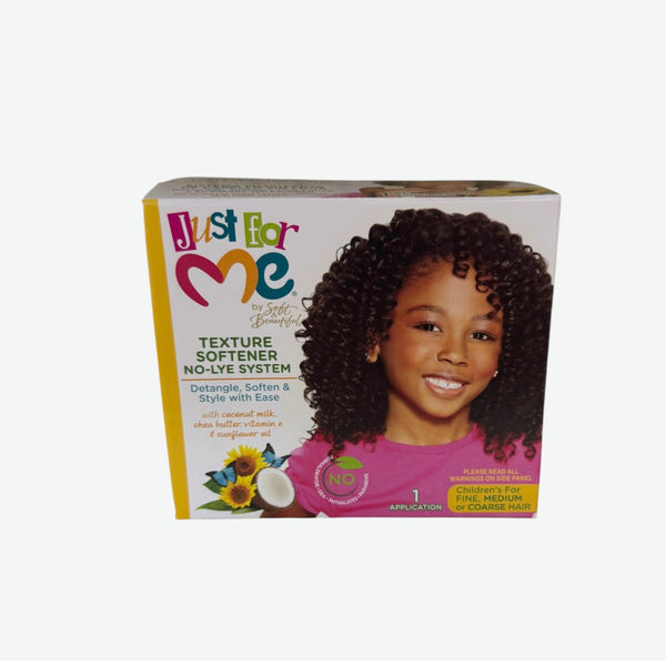 JUST FOR ME TEXTURE SOFTENER NO-LYE SYSTEM