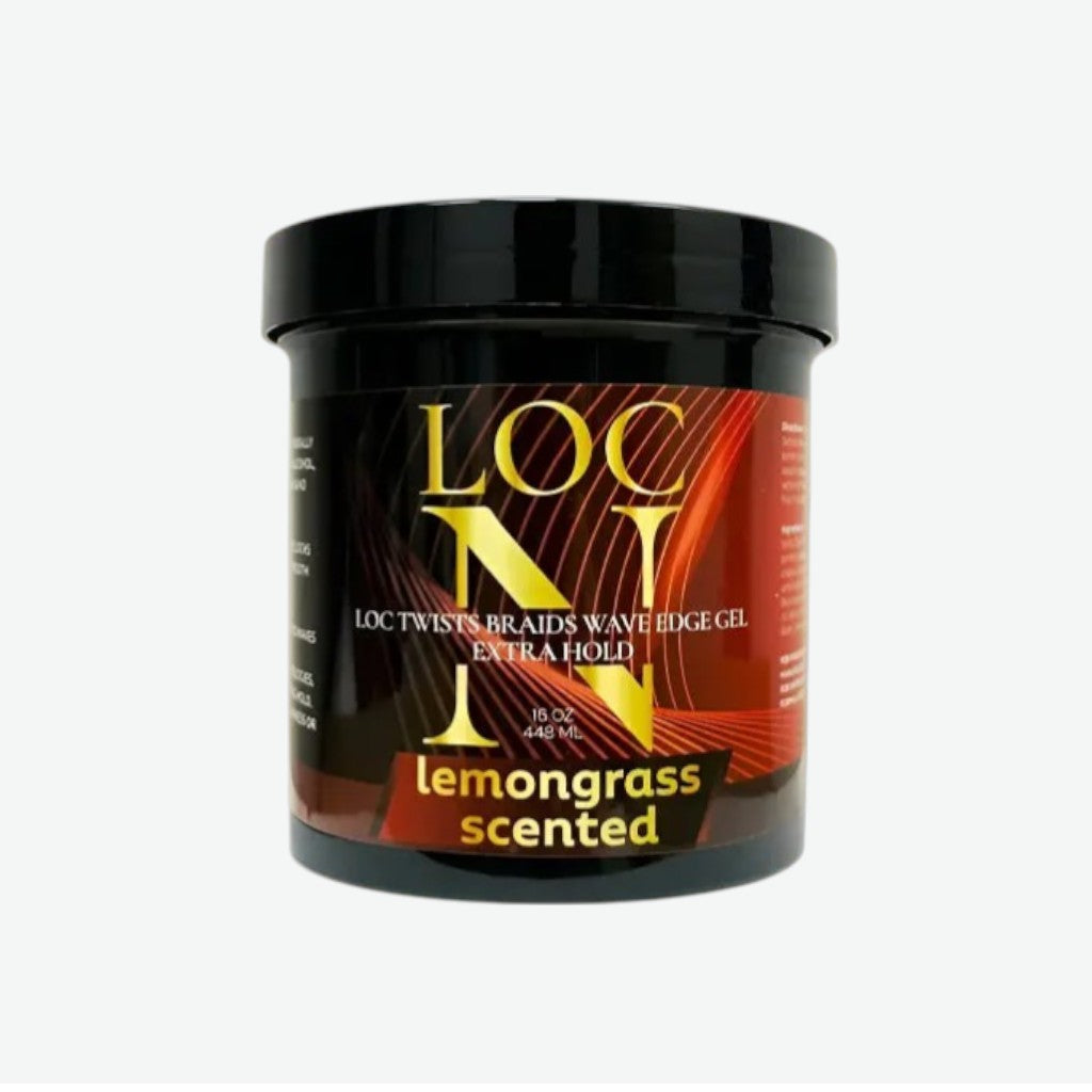 LOC N - LOCS TWISTS BRAIDS WAVE EDGE GEL EXTRA HOLD LEMONGRASS