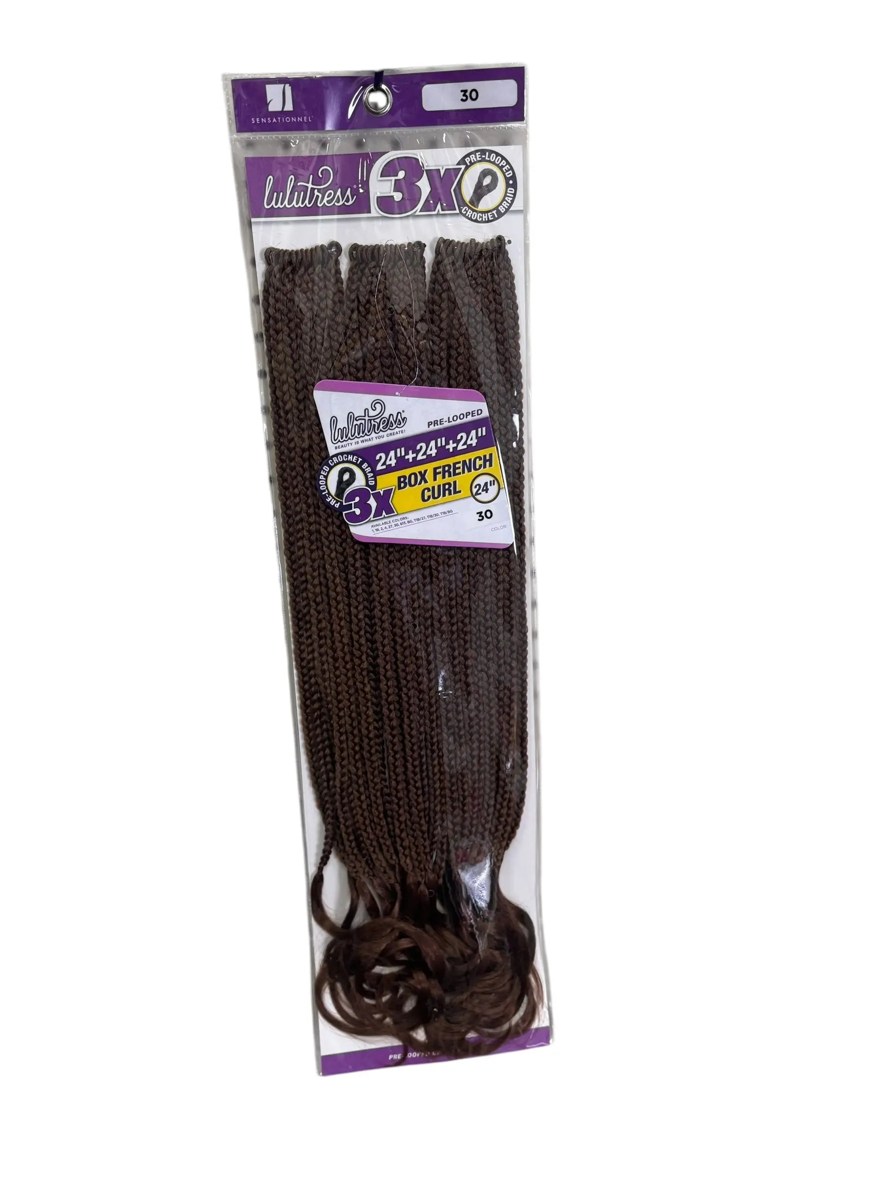LULUTRESS 3X BOX FRENCH CURL 24-24-24