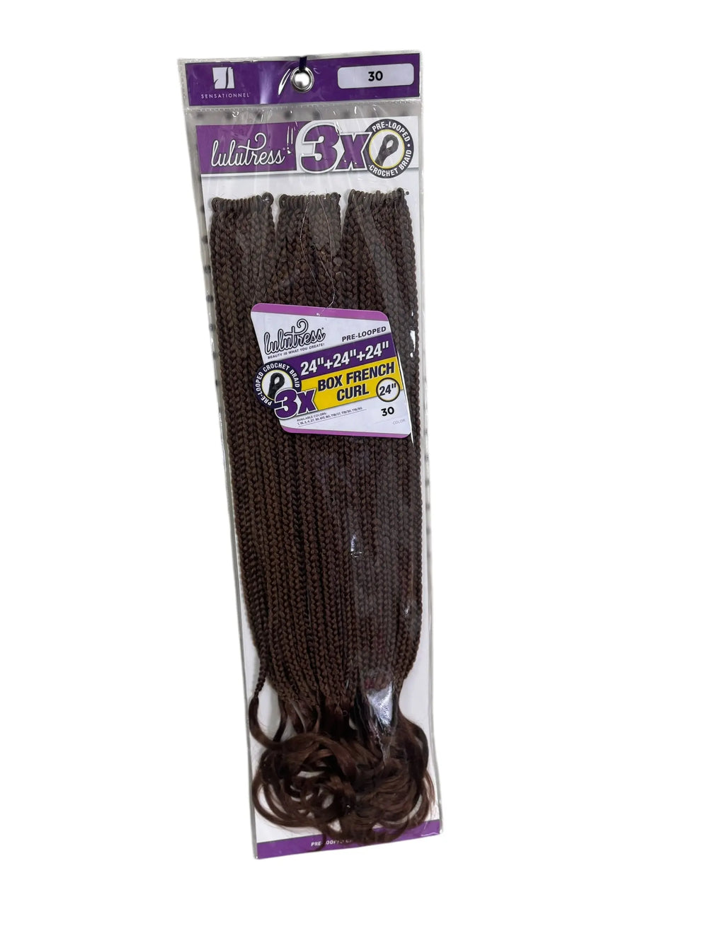 LULUTRESS 3X BOX FRENCH CURL 24-24-24