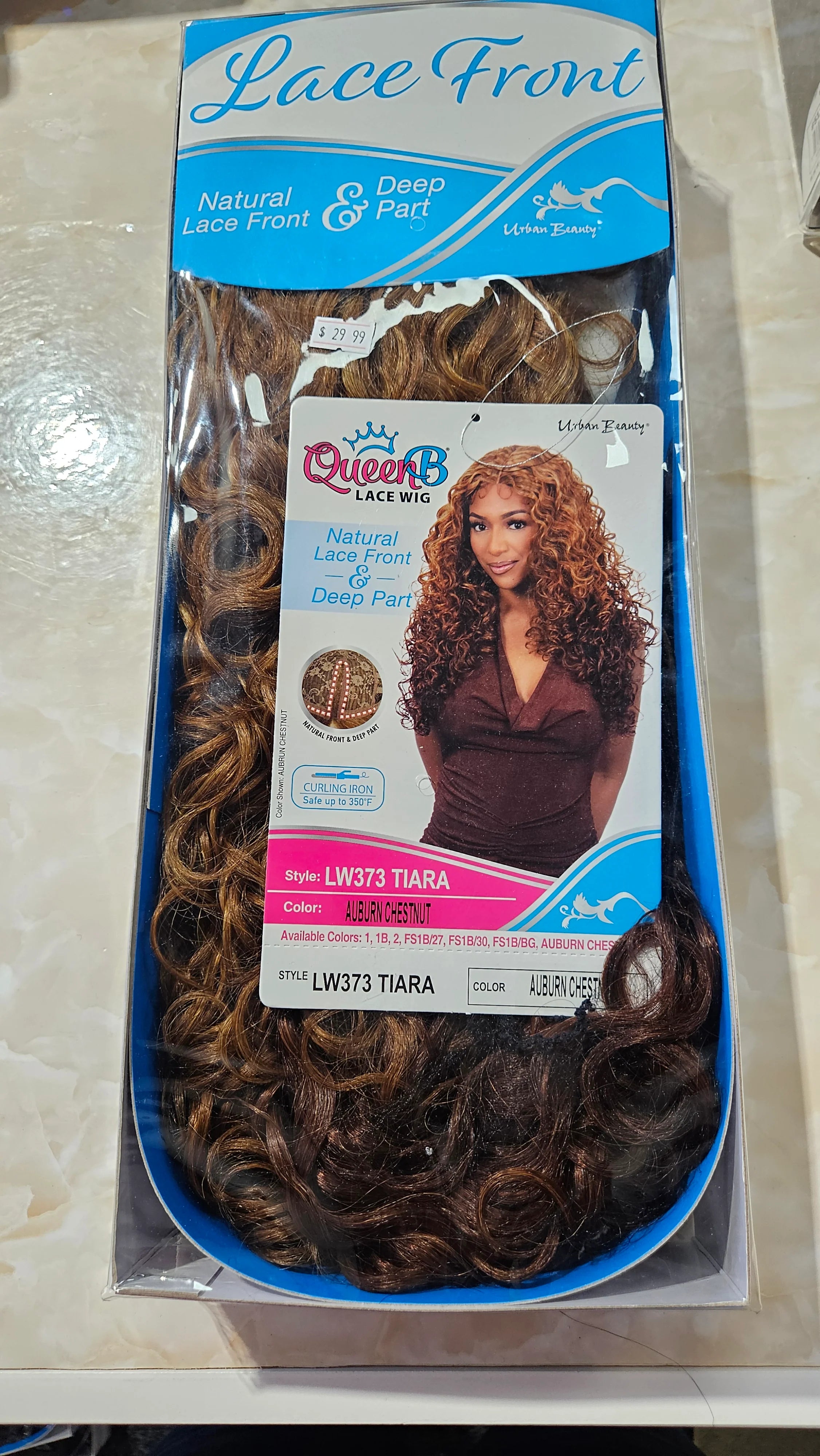 QUEEN B LACE WIG NATURAL LACE FRONT & DEEP PARTDC