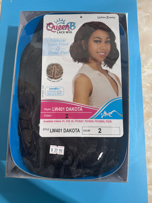 QUEEN B LACE WIG NATURAL LACE FRONT & DEEP PARTDC