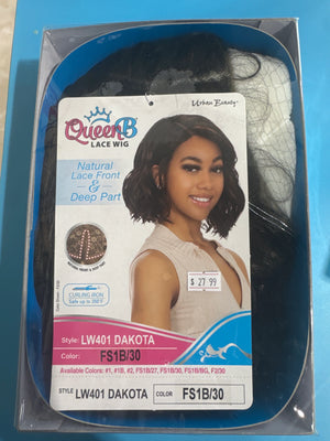 QUEEN B LACE WIG NATURAL LACE FRONT & DEEP PARTDC