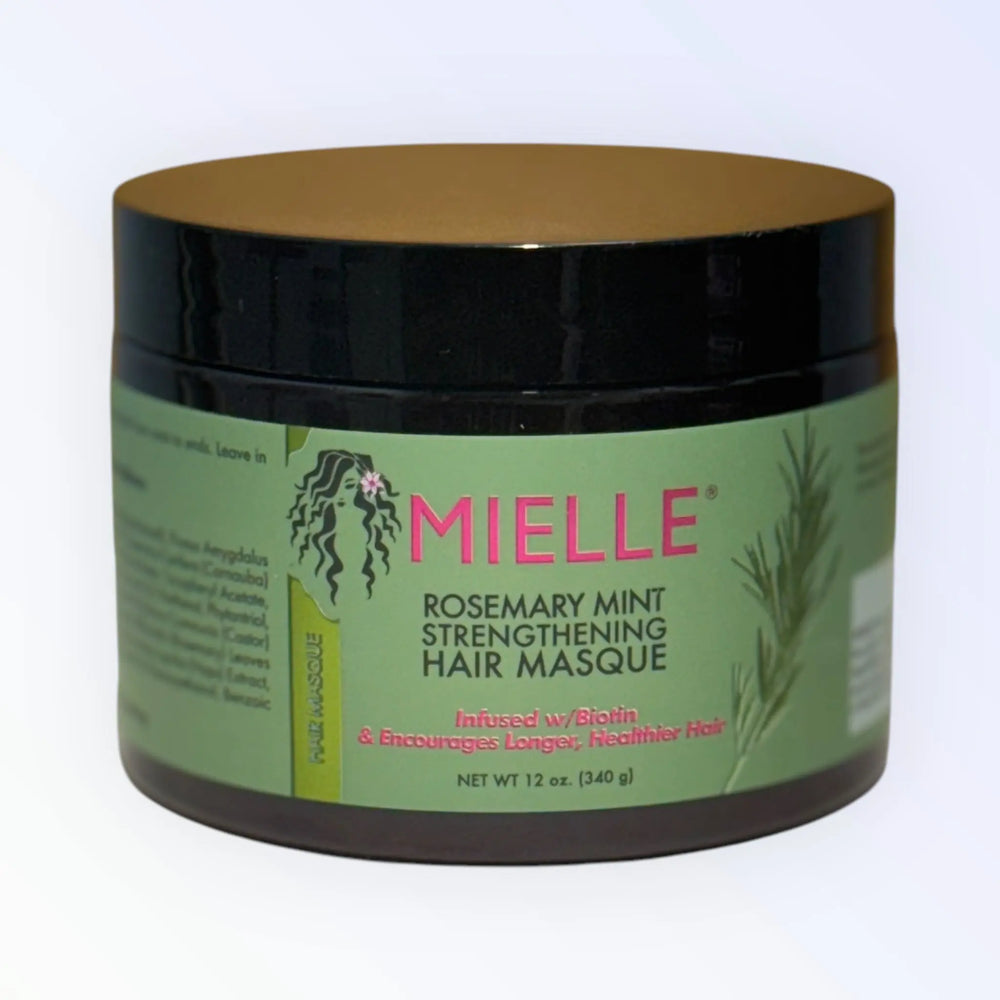 MIELLE ROSE/MINT STRENGTHENING HAIR MASQUE