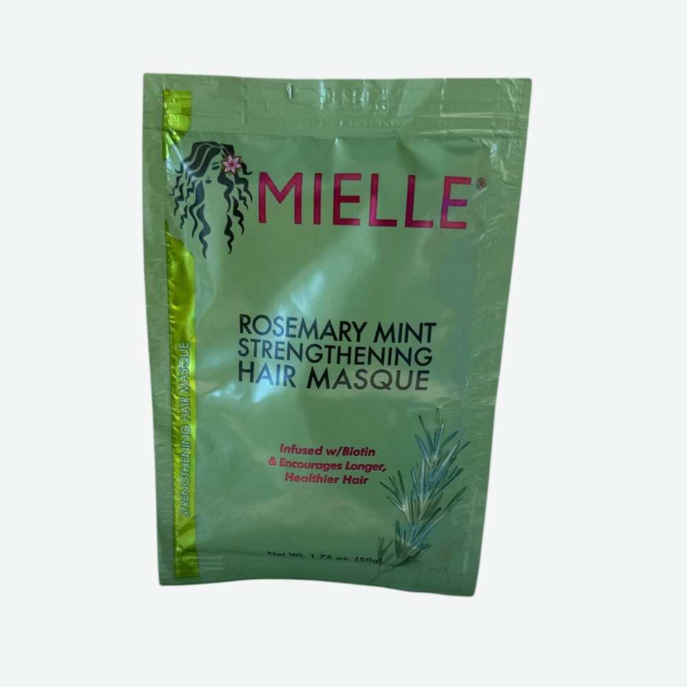 MIELLE ROSE/MINT STRENGTHENING HAIR MASQUE -SACHET
