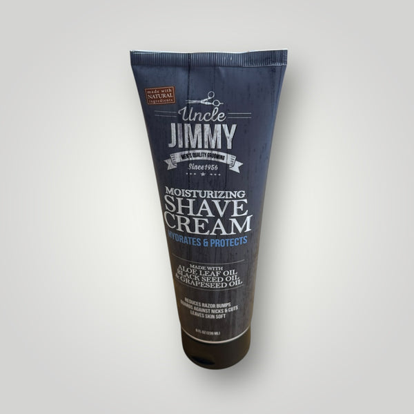 UNCLE JIMMY MOISTURIZING SHAVE CREAM - Bogolo hair & beauty Supply