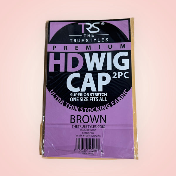 Brown WIG CAP from The Truestyles with superior stretch and ultra-thin stocking fabric for all-day comfort.
