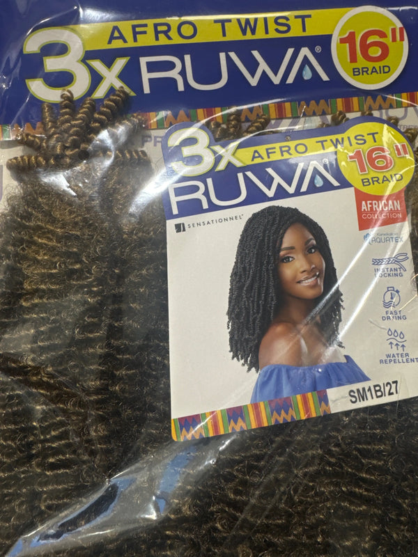 SENSATIONNEL-3X RUWA PRE STRETCHED CROCHET BRAID HAIR