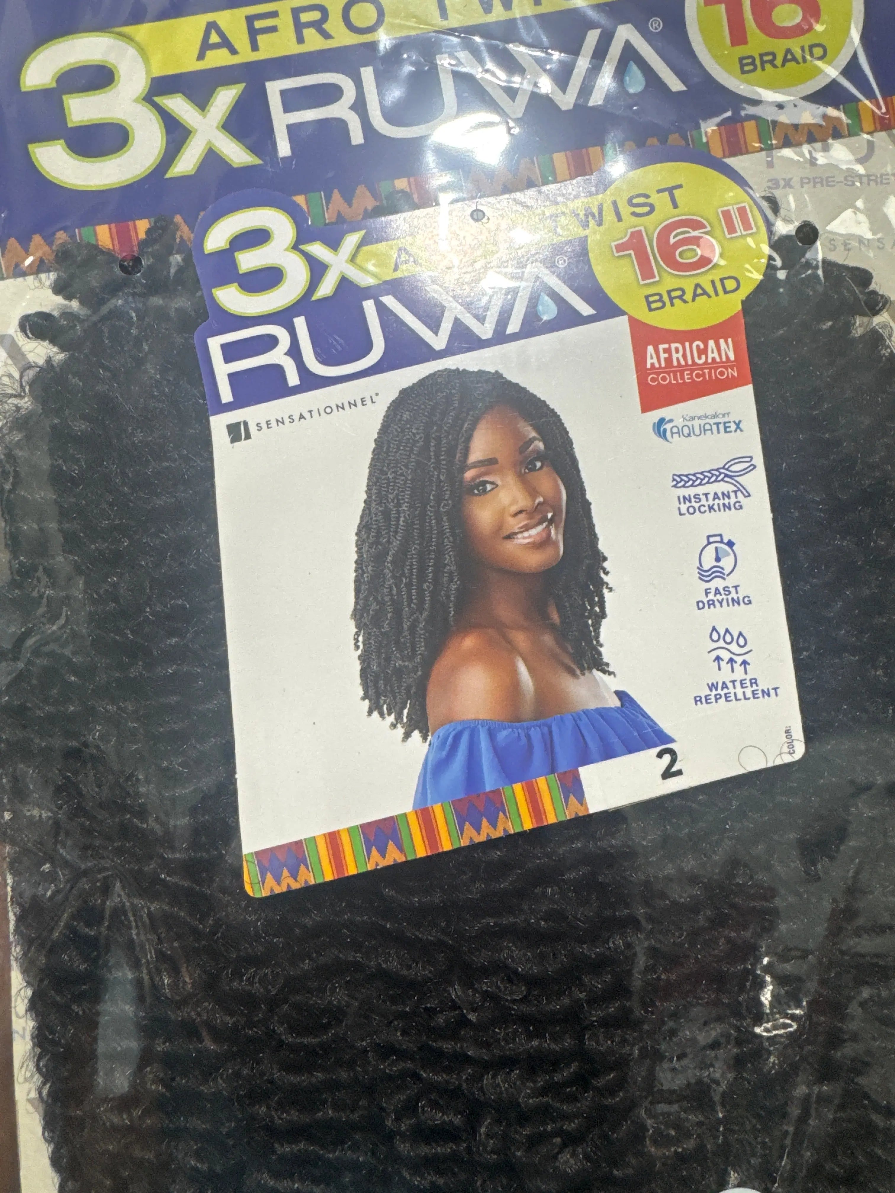 SENSATIONNEL-3X RUWA PRE STRETCHED CROCHET BRAID HAIR