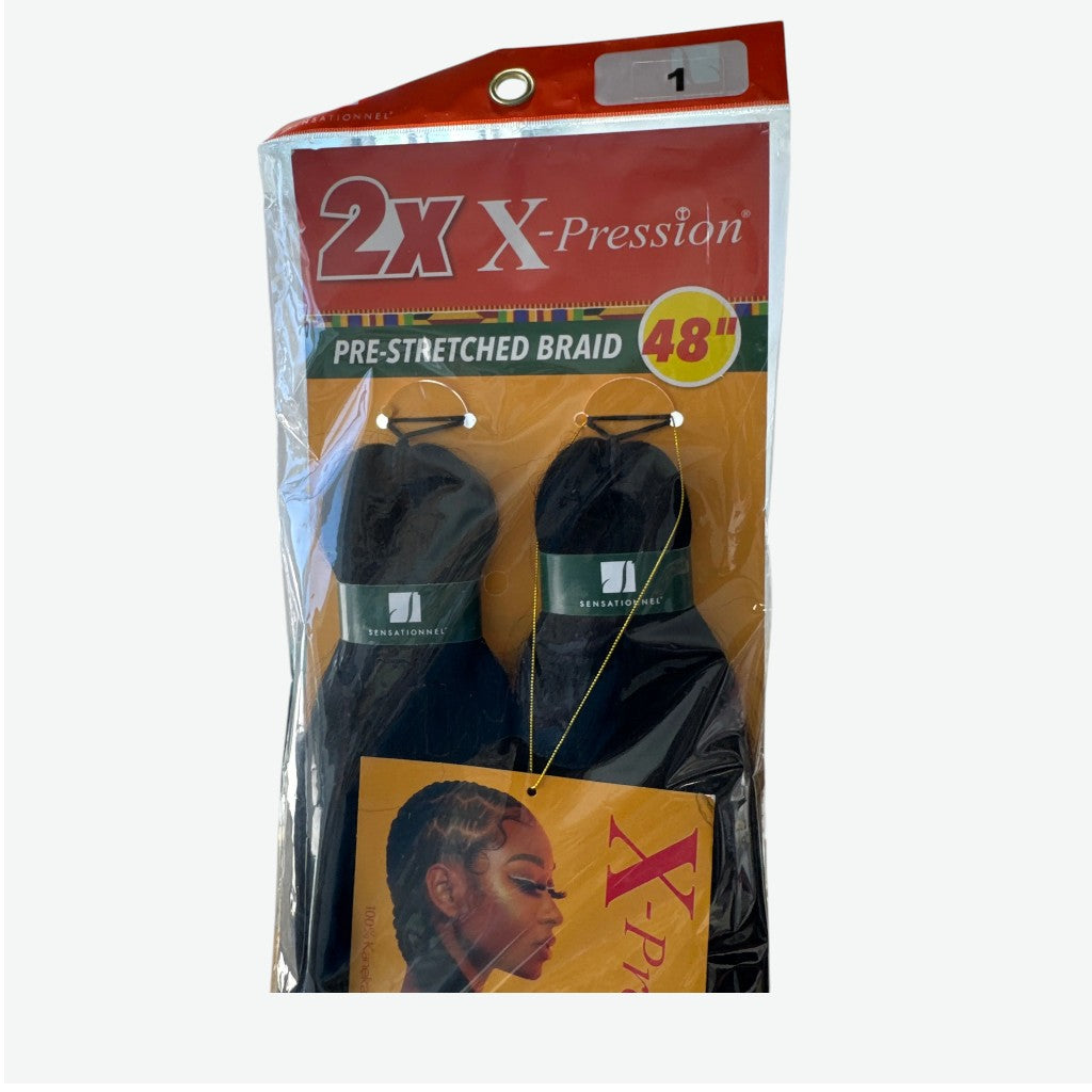 SENSATIONNEL 2X PRE-STRETCHED BRAID HAIR