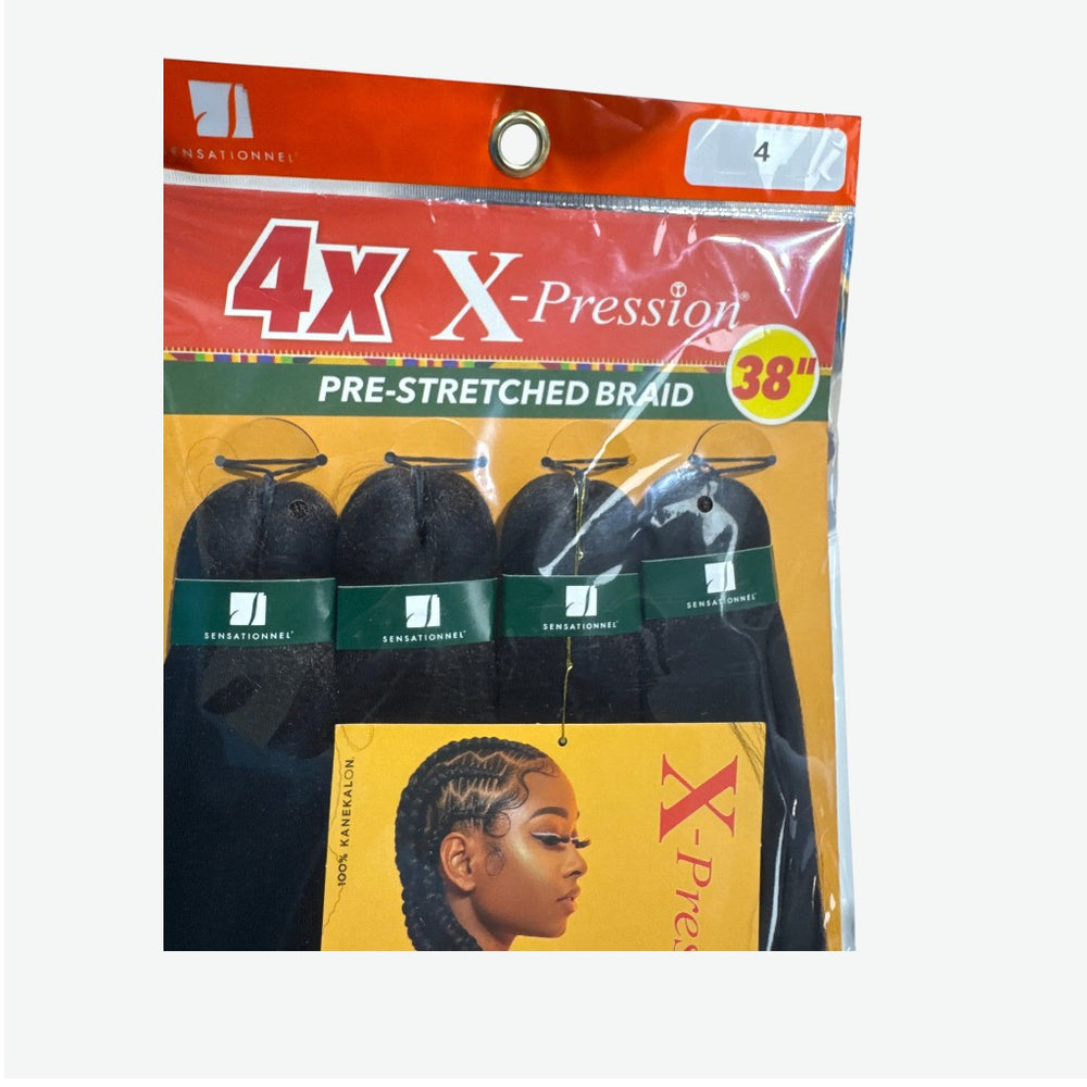 SENSATIONNEL 4X PRE-STRETCHED BRAID HAIR