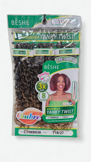 BESHE BOHEMIAN YANKY TWIST CROCHET BRAID