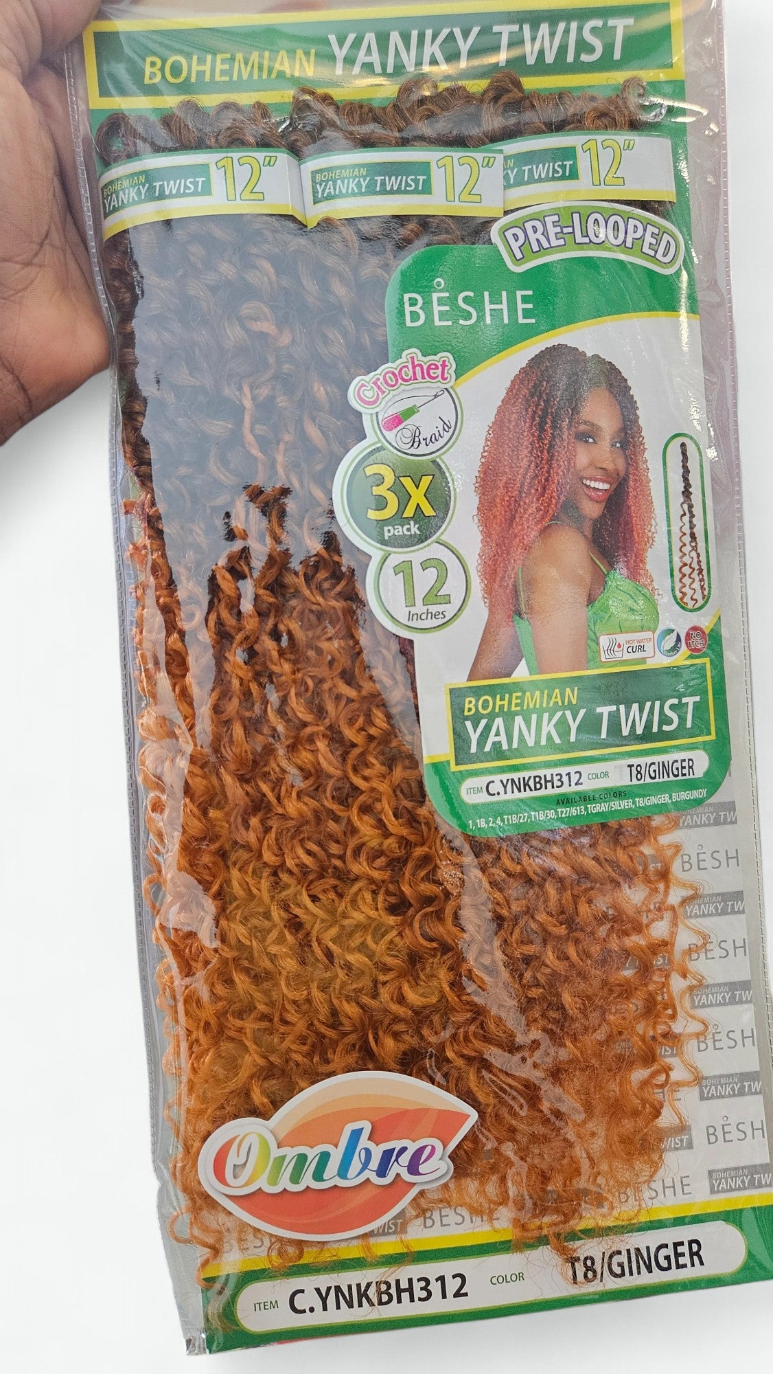 BESHE BOHEMIAN YANKY TWIST CROCHET BRAID