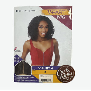 natural look V part wig