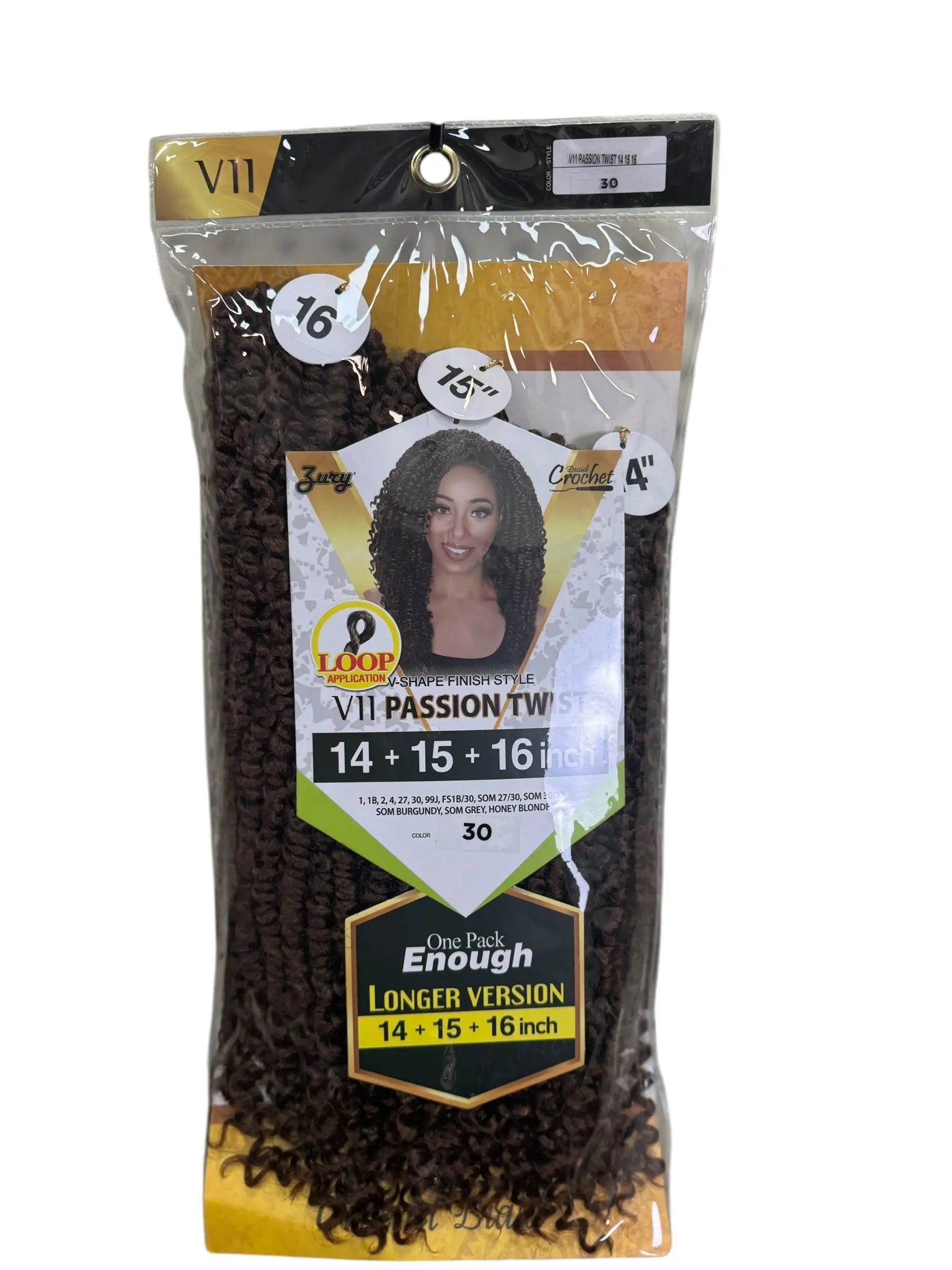 VII PASSION TWIST -14,15,16"