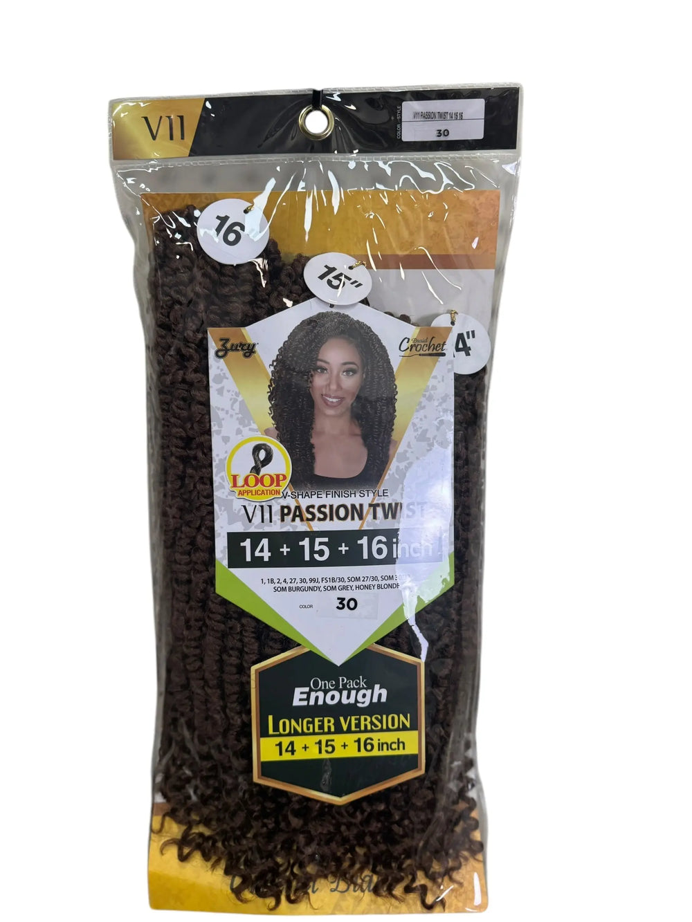 VII PASSION TWIST -14,15,16"