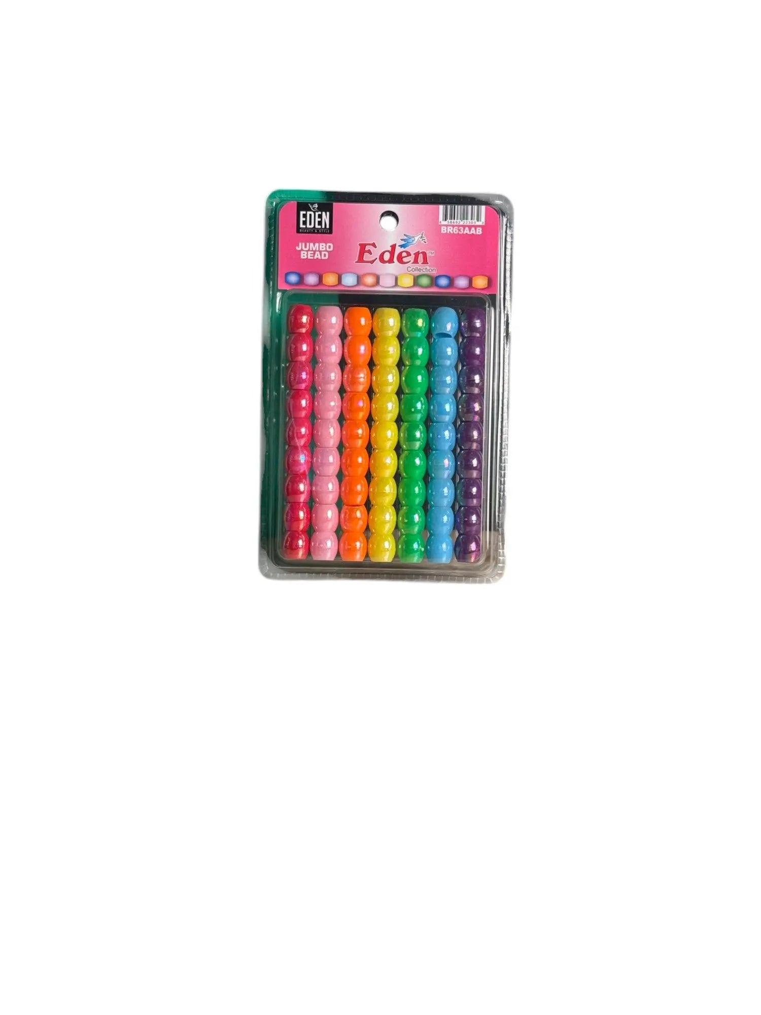 Versatile 100 Count Color Hair Beads