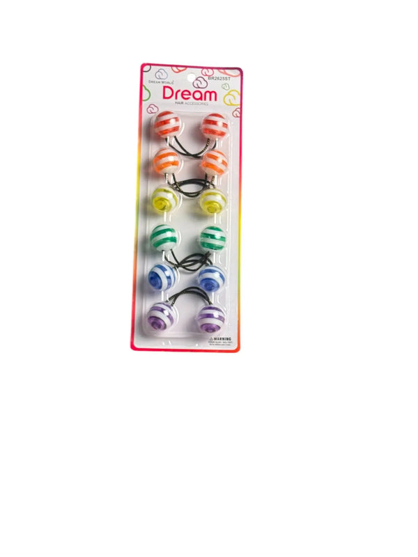 Versatile 100 Count Color Hair Beads