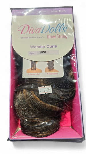 DIVA DOLLS DRAWSTRING PONYTAILS