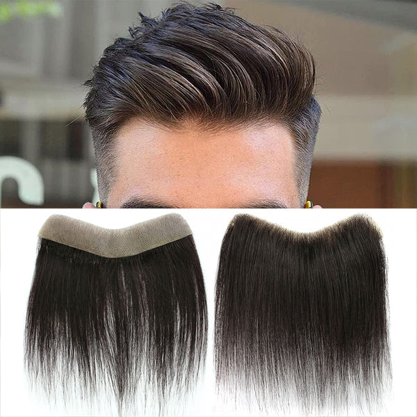 Front Men Toupee Human Hair Piece
