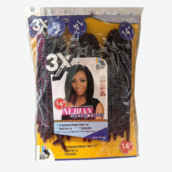 3X twist hair, 