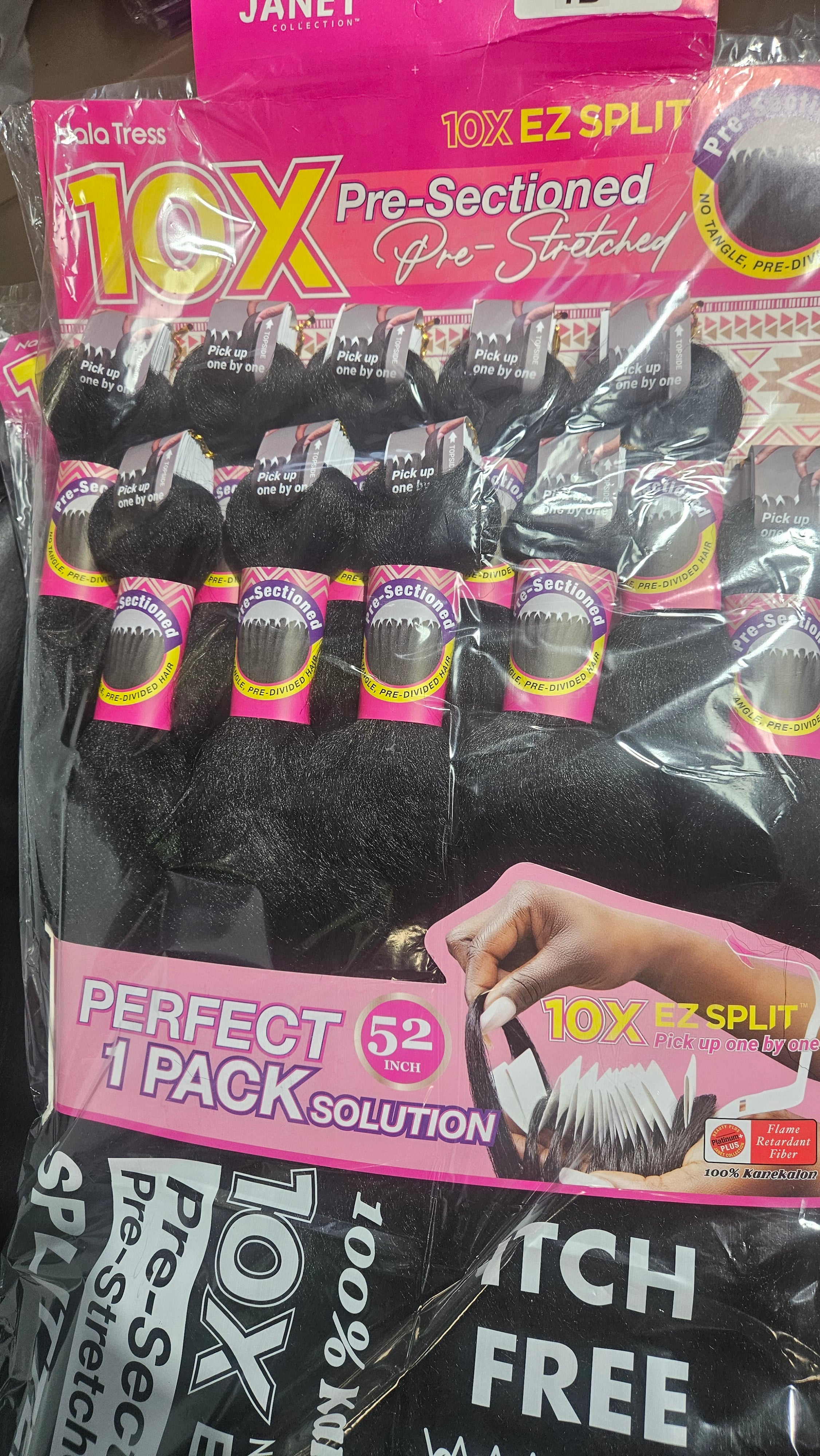 JANET collection 10X EZ SPLIT PRE-STRETCHED