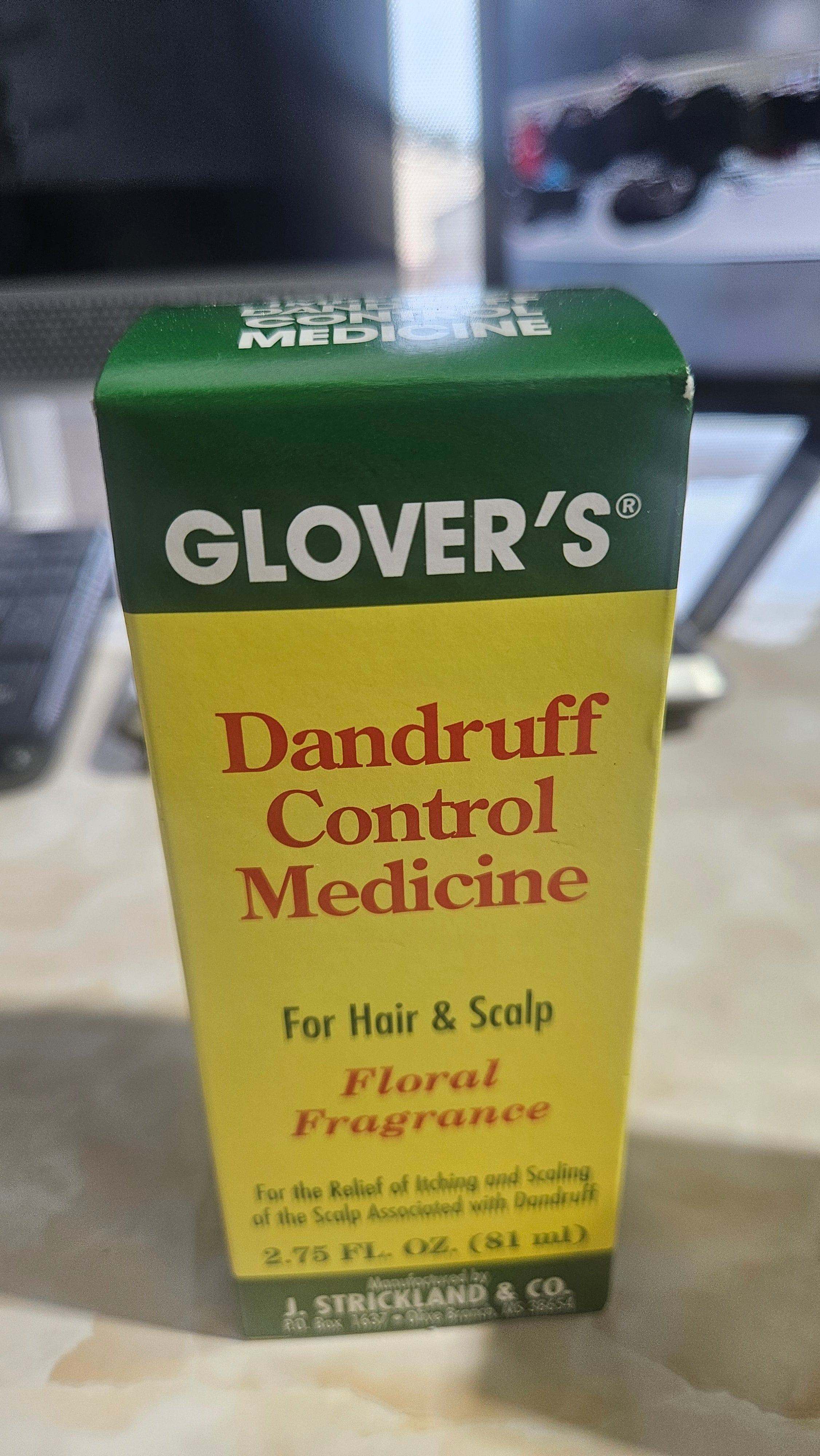 GLOVER'S DANDRUFF CONTROL MEDICINE